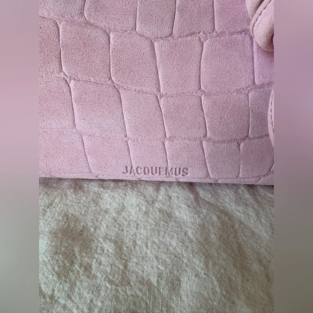Jacquemus Turismo Small - Pink Suede - Picture 11 of 14